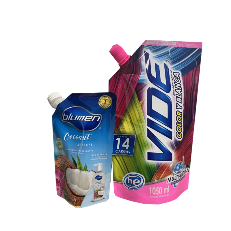 Bolsa de bico para detergente