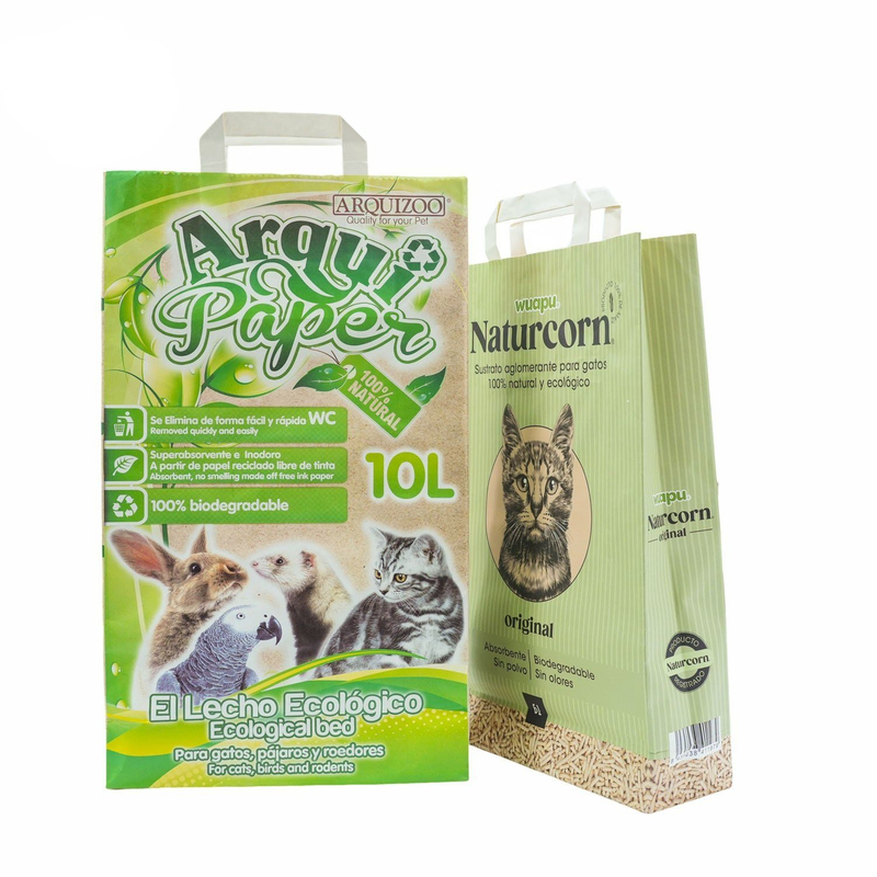 Bolsa de papel de seda de gato