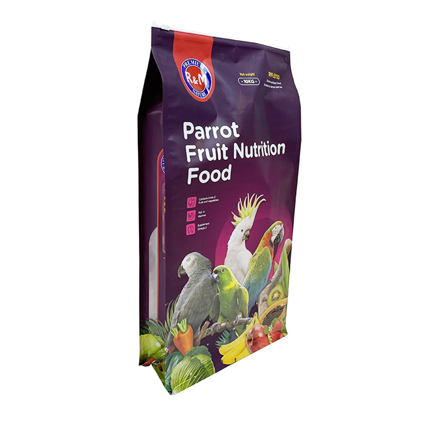 Bolsa de fundo plana de 10-20 kg