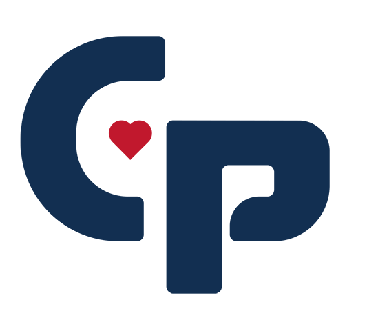 Pacote colorido CP logotipo