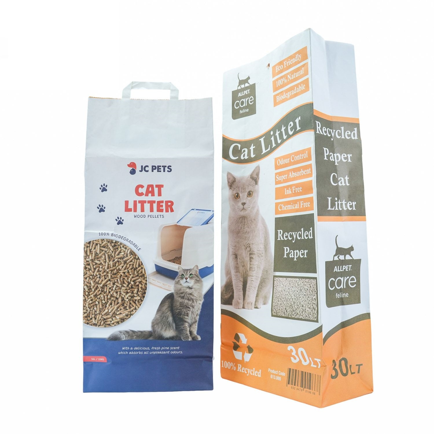 Bolsa de papel de seda de gato