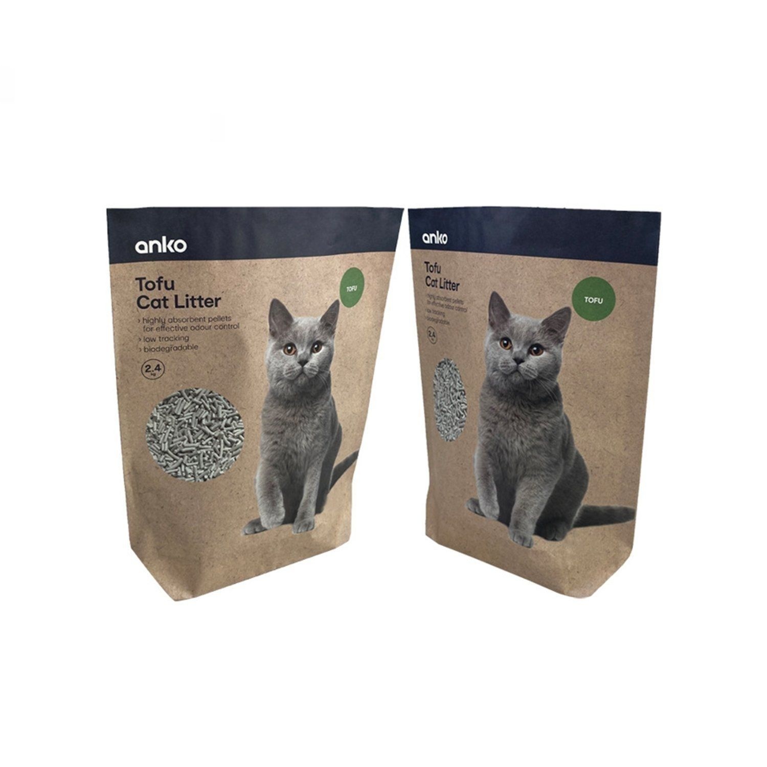 Bolsa de papel de seda de gato
